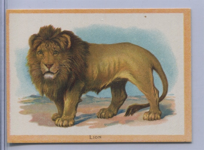 D15 Valley Milling Birds and Animals Card - Lion