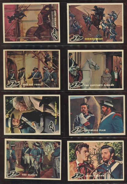 1958 Topps Zorro Complete Set of (88) High Grade Cards