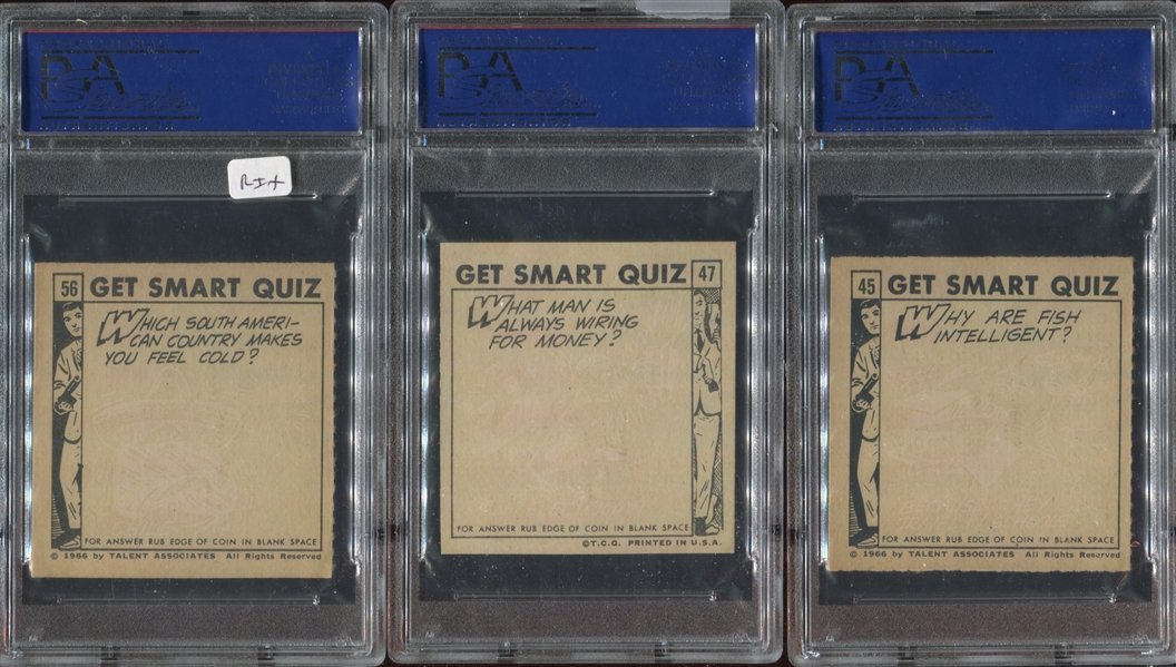 1966 Topps Get Smart Complete Set of (66) Cards