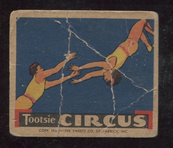 R152 Sweets Company of America Tootsie Circus Pair of Cards