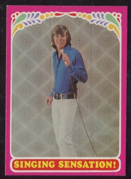 1971 Topps Bobby Sherman Test Card #7 - Singing Sensation!