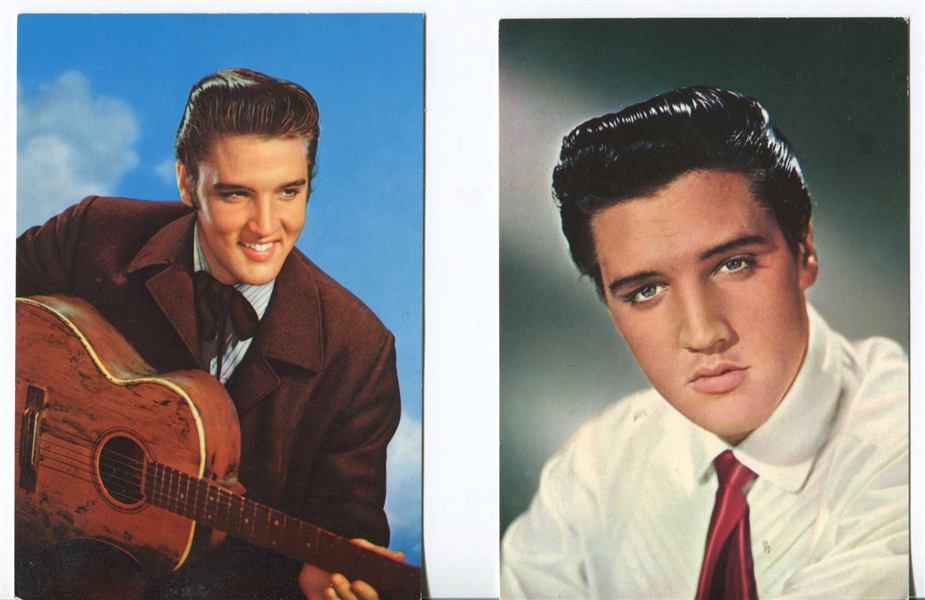 Lot of (3) Elvis Presley 1960's Postcards