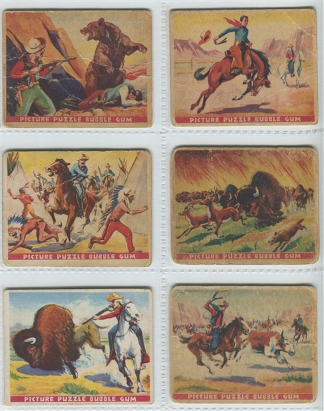R172 Gum Inc Wild West Complete Set of (48) Cards