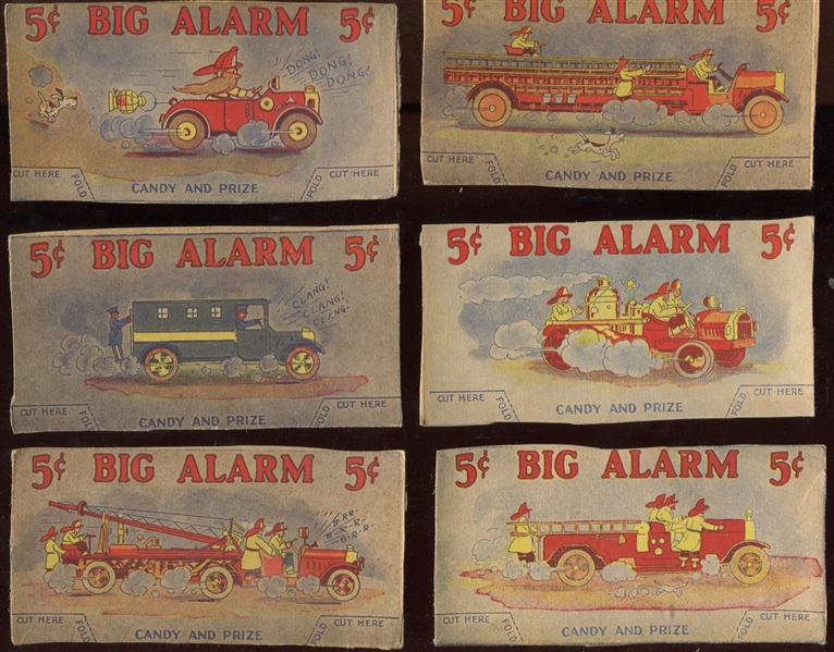 R191 Big Alarm Candy Complete Set of (12) Cards