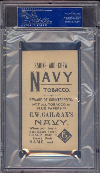 N150 Duke's Tobacco Navy Long Cut Actress - Lillian Russell PSA5 EX