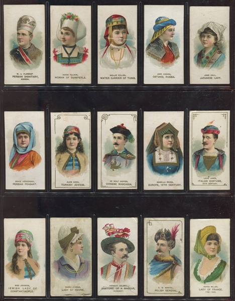 N71 Duke's Tobacco Actors & Actresses Complete Set of (50) Cards