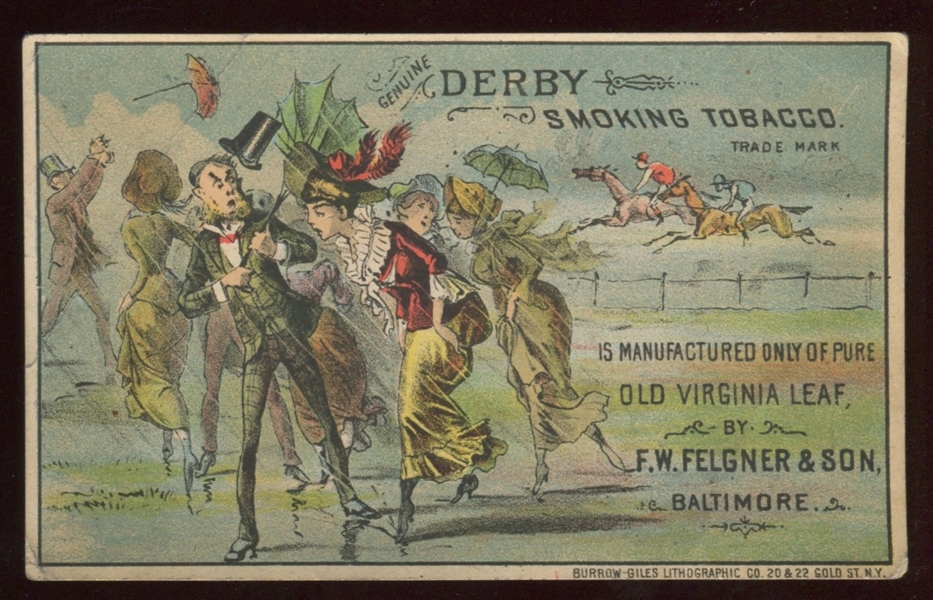 Lot of (2) Tobacco Trade Cards