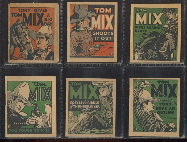 R151 National Chicle Tom Mix Booklets Lot of (20) Booklets