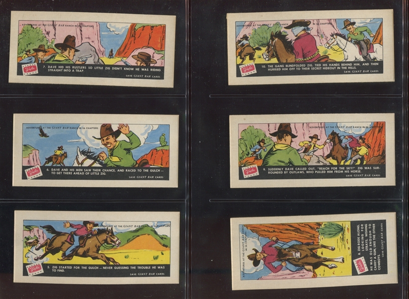 R792-3 Ziegler Adventures of Giant Bar Ranch R792-3 Complete Set of (26) Cards