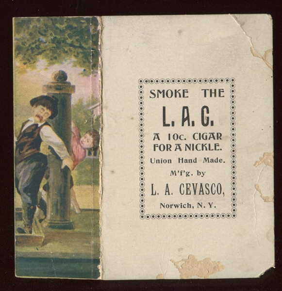 L.A.G. Cigar Metamorphic Trade Card