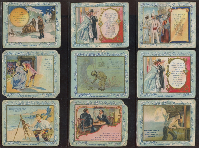 T62 Turkish Trophies Fables Lot of (18) Cards