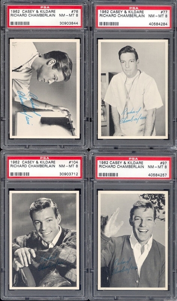 1962 Topps Casey & Kildare Lot of (16) PSA8 NMMT Graded Cards