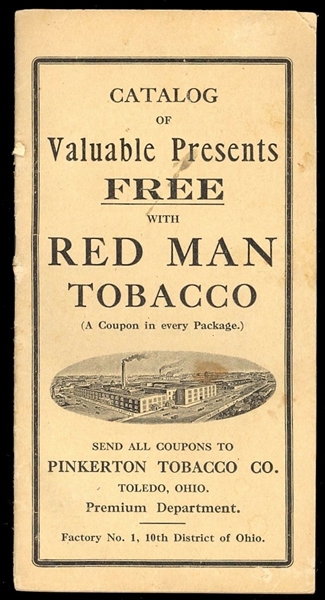c1910 Pinkerton Tobacco Catalog