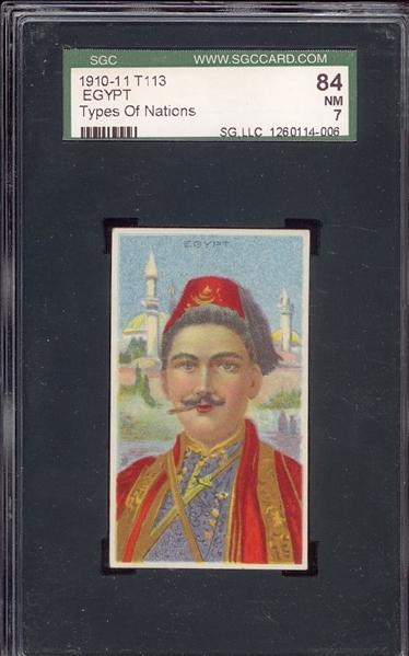 T113 Types of Nations Egypt SGC84 NM Type Card