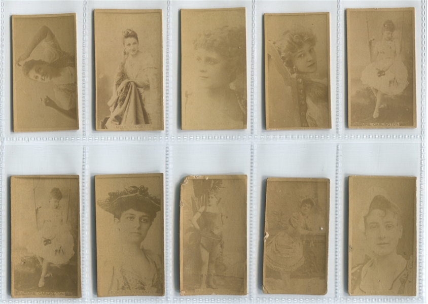 N245 Duke Tobacco Actress Lot of (182) Cards