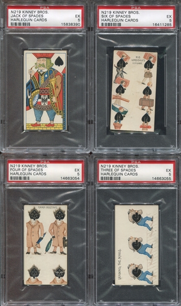 N219 Kinney Harlequin First Series Lot of (20) PSA5 EX Cards