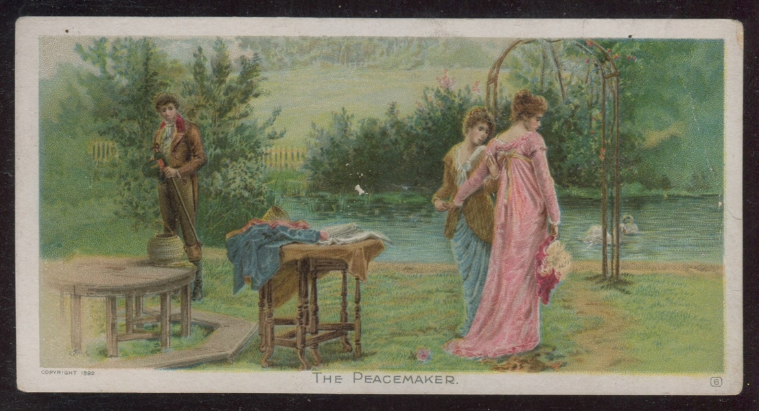 Newsboy Tobacco Trade Card Lot of (5) Cards