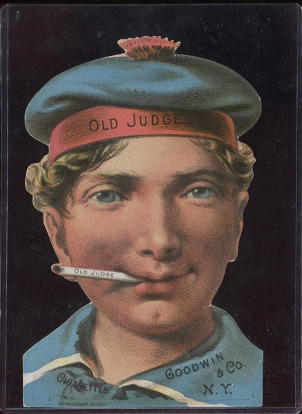 H235 Goodwin Tobacco Old Judge Die Cut Heads - Sailor Boy