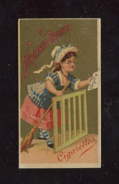 N64 Allen & Ginter Virginia Brights Girls & Children Type Card