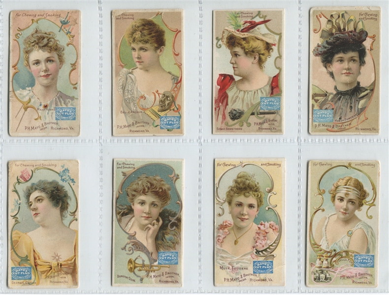 N295 Mayo Cut Plug Actresses Complete Set of (25) Cards