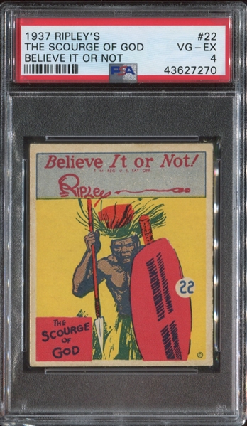 R21 Wolverine Gum Believe it or Not #22 The Sourge of God PSA4 VGEX