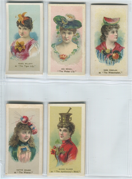 N73 Duke Tobacco Fancy Dress Ball Costumes Complete Set of (50) Cards