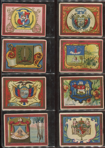 T107 Helmar Seals of States and Territories Complete Set of (150) Cards