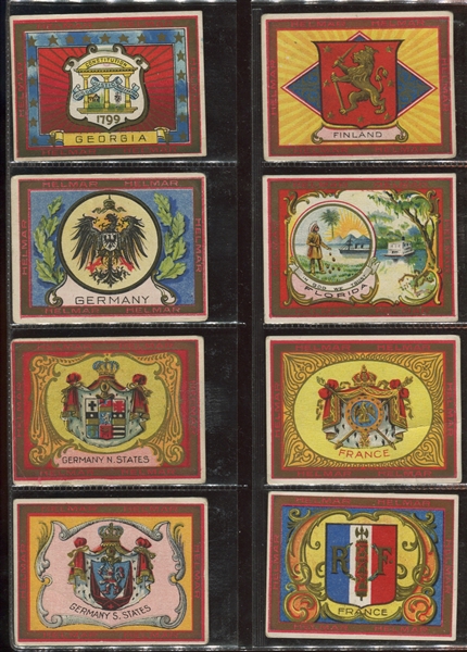 T107 Helmar Seals of States and Territories Complete Set of (150) Cards