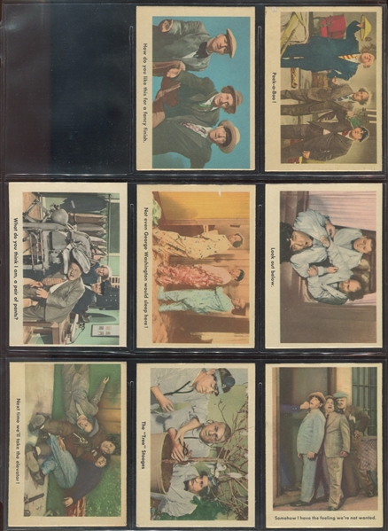 1959 Fleer Three Stooges Near Complete Set (88/96)