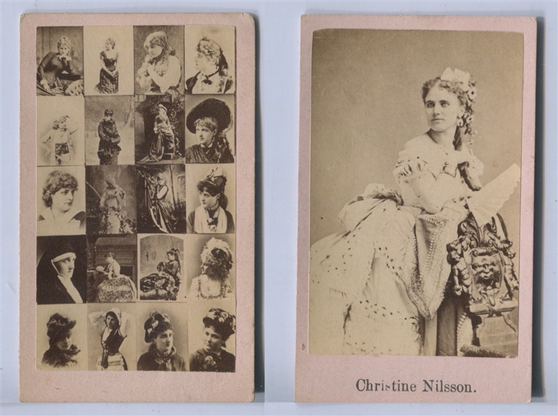 Great lot of (4) CDV's featuring (3) Actresses and (1) Composite Actress Photos