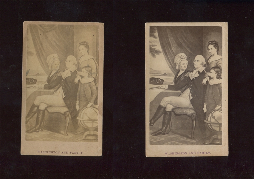 Lot of (4) Different George Washington 1860's/1870's CDV's
