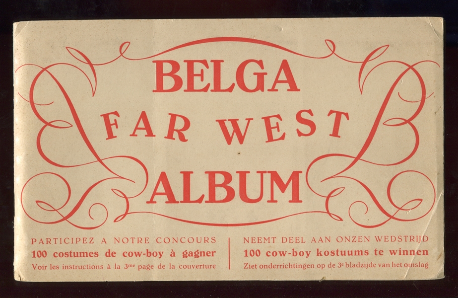 Phenomenal Belga Far West Gum Album with Complete Set
