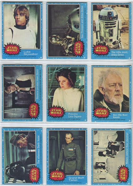 1977 Topps Star Wars Complete Set of (330) Cards and (55) Stickers