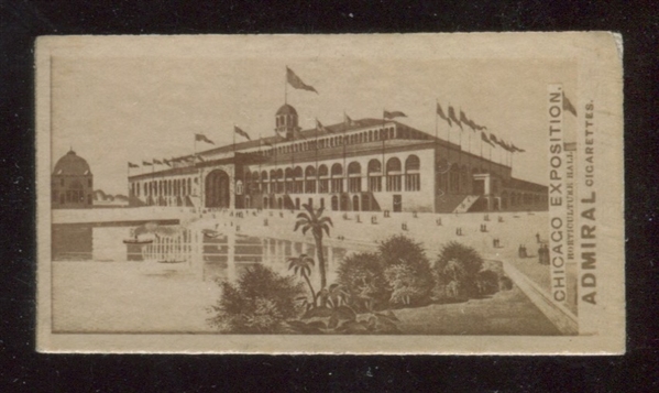 N394 Admiral Tobacco Sights and Scenes - Chicago Exposition - Transportation Building