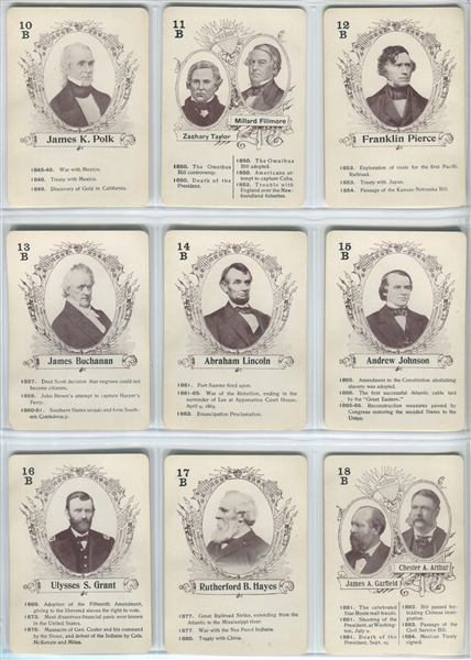 Interesting 1900's Card Deck - In the White House