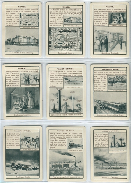 Interesting 1903 Card Deck - Our National Life