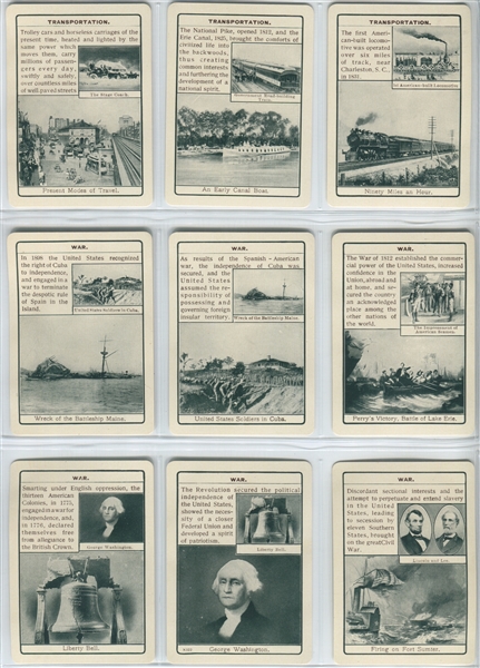Interesting 1903 Card Deck - Our National Life