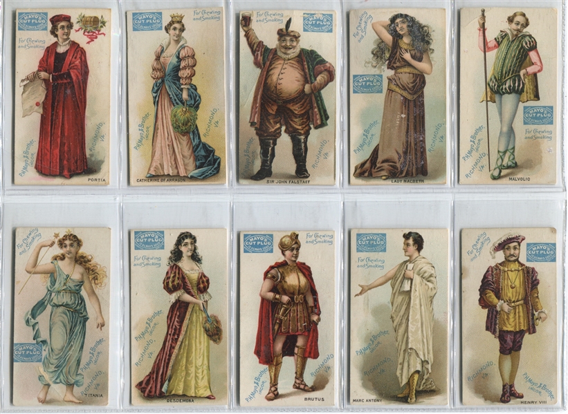 N311 Mayo Shakespeare Characters Lot of (11) Cards