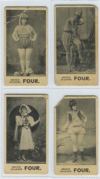 N581 Spanish Four Actress Lot of (19) Cards