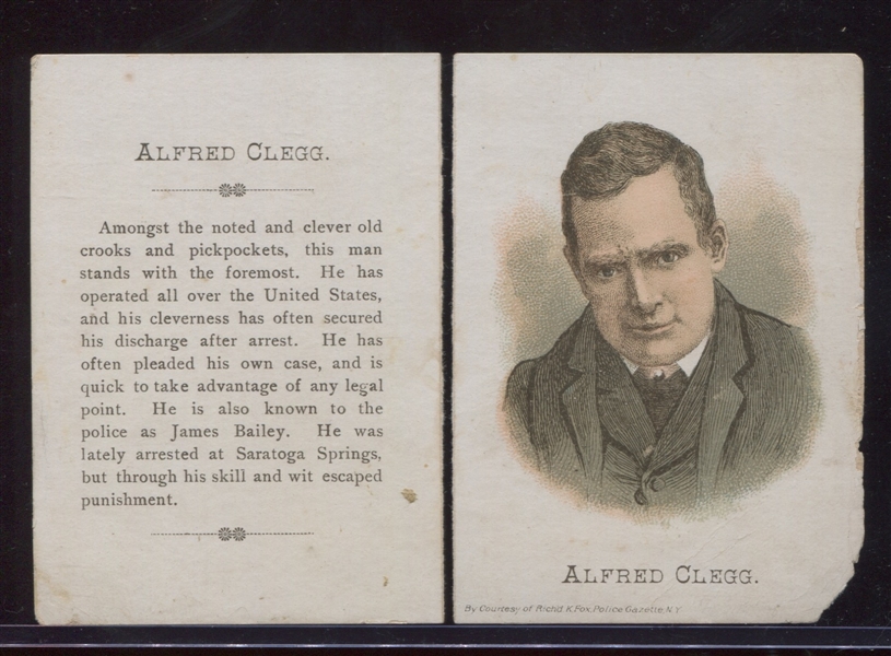N283 Buchner Gold Coin Defenders and Offenders - Alfred Clegg