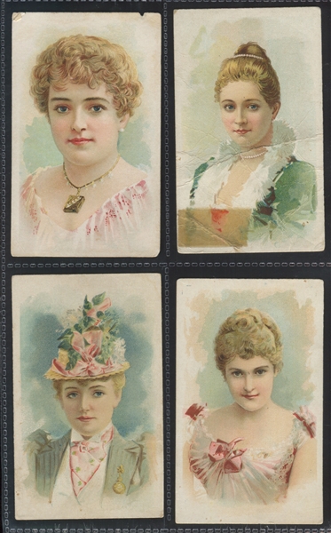 N453 Banner Tobacco Night Watch Actress Lot of (19) Cards