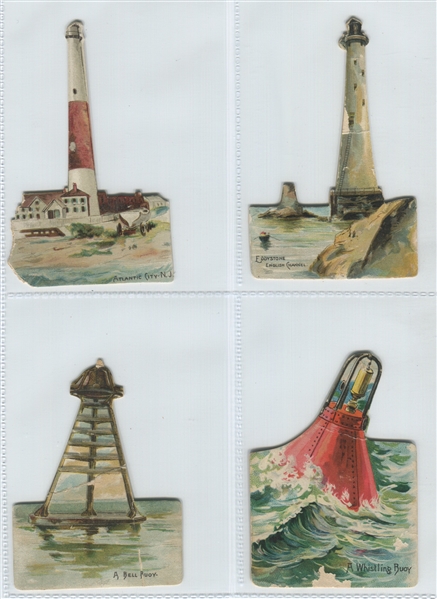 N139 Duke Tobacco Honest Long Cut Lighthouses Lot of (30) Cards