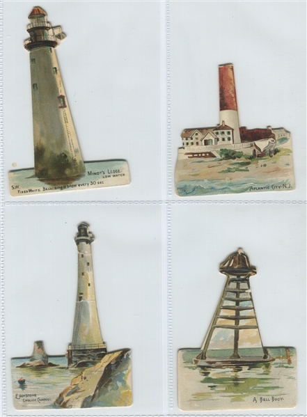 N139 Duke Tobacco Honest Long Cut Lighthouses Lot of (30) Cards