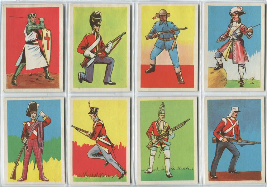 Chix Gum (UK) Soldiers of the World Complete Set of (50) Cards