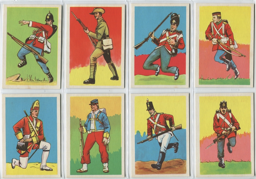 Chix Gum (UK) Soldiers of the World Complete Set of (50) Cards
