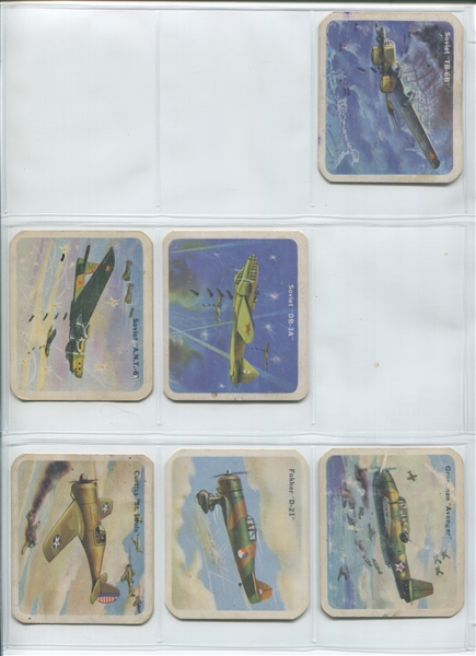 V407 Cracker Jacks UN Battle Planes Series of 98 Near Set (85/98)