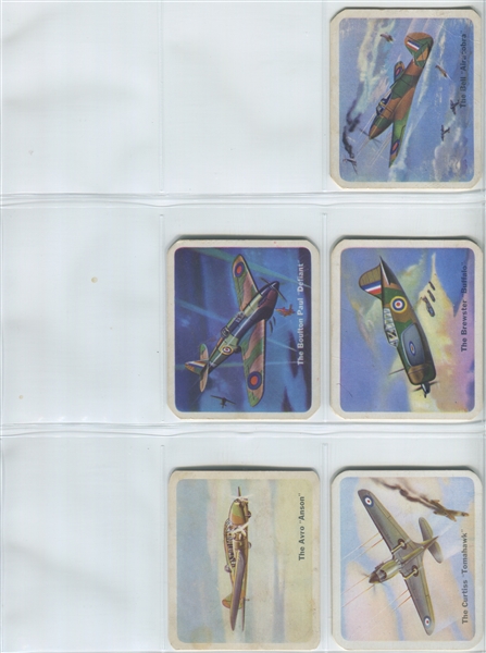 V407 Cracker Jacks UN Battle Planes Series of 147 Near Set (131/147)