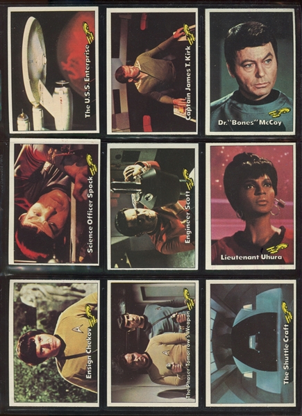1976 Topps Star Trek Complete High Grade Set of (88) Cards and (22) Stickers