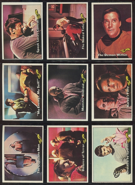 1976 Topps Star Trek Complete High Grade Set of (88) Cards and (22) Stickers