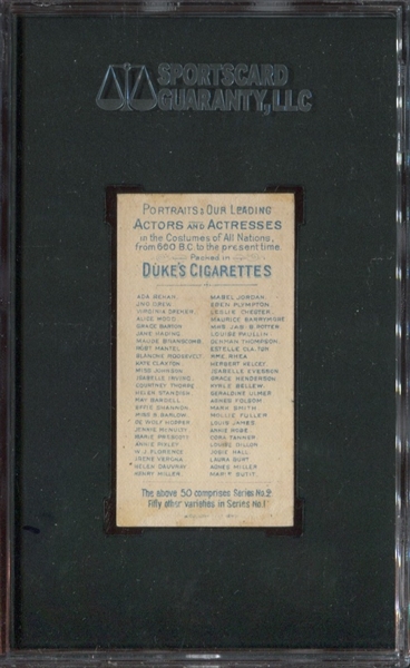 N71 Duke Actors & Actresses (Series II) SGC-Graded Lot of (21) Cards